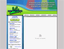 Tablet Screenshot of alienapparatus.com
